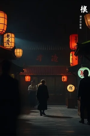 《琥珀色回声》家庭剧海报，桌上摊开的旧磁带与录音机