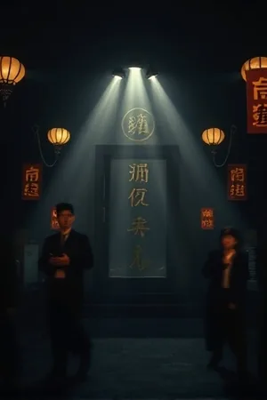 《雨季维修工》都市剧海报，雨天楼道里的工具箱