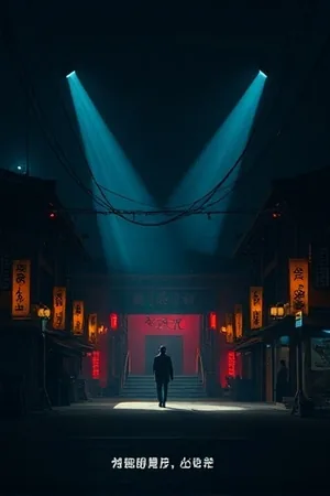 《折叠海岸线》文艺剧海报，折成三角形的海岸明信片