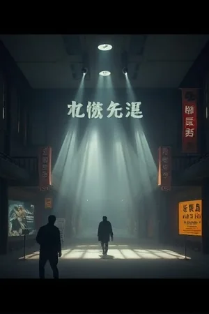 《玻璃巷十七号》悬疑短剧海报，老楼斑驳的玻璃窗